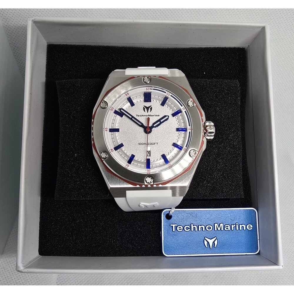 TechnoMarine Men's Coral Legacy 45mm Sport Quartz Watch TM-416066 - Picture 2 of 7